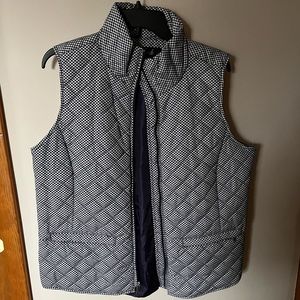 Fresh Navy Blue & White Vest